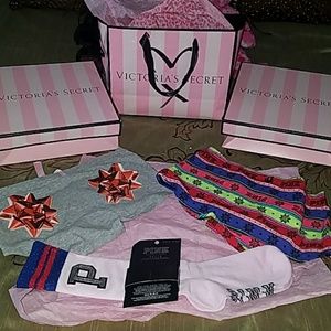 Pink Underwear and Sock